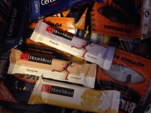 På våra turer konsumerar vi mycket bars. Just för att de är goda och ger bra med energi!