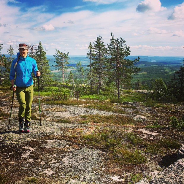Erika kommer att vandra många steg i sommar